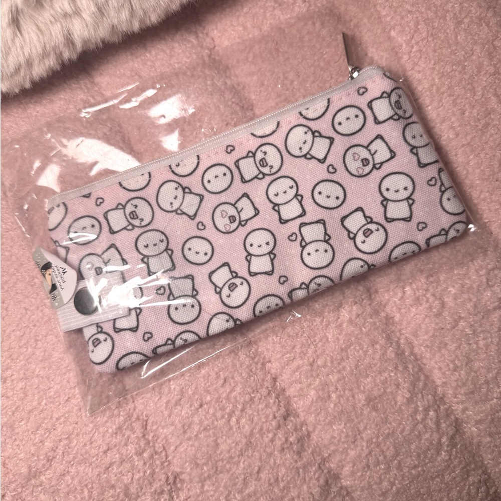 TCMC Pink Emoti Elastic Notebook Pouch